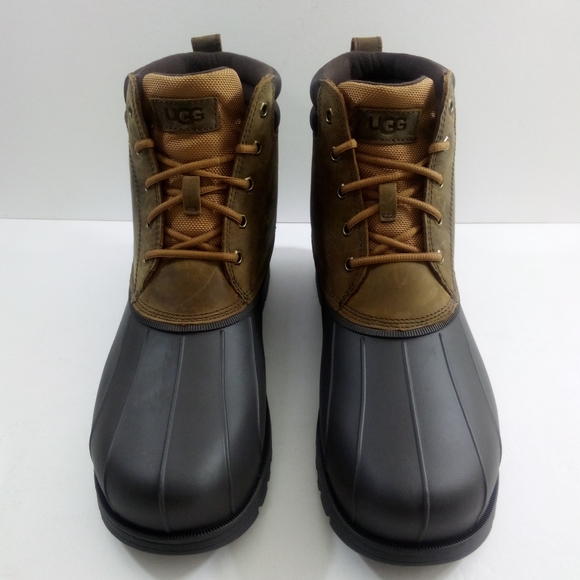 NEW UGG Gaston Mid Men 10 Women 12 Waterproof Brown Duck Boots 1123671 - Picture 2 of 8